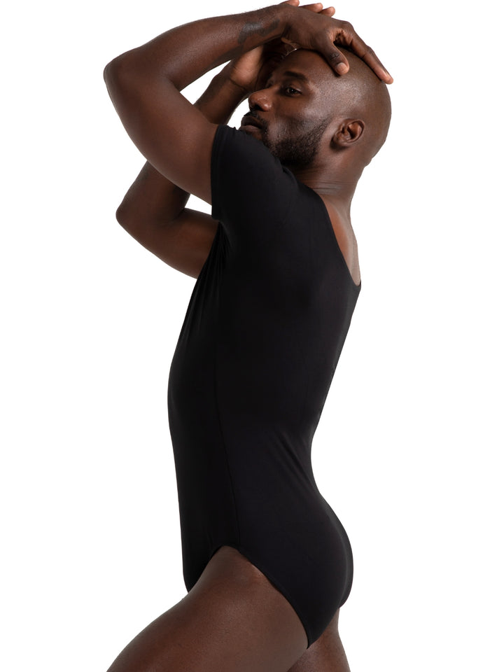 Studio Collection Short Sleeve Leotard - Men