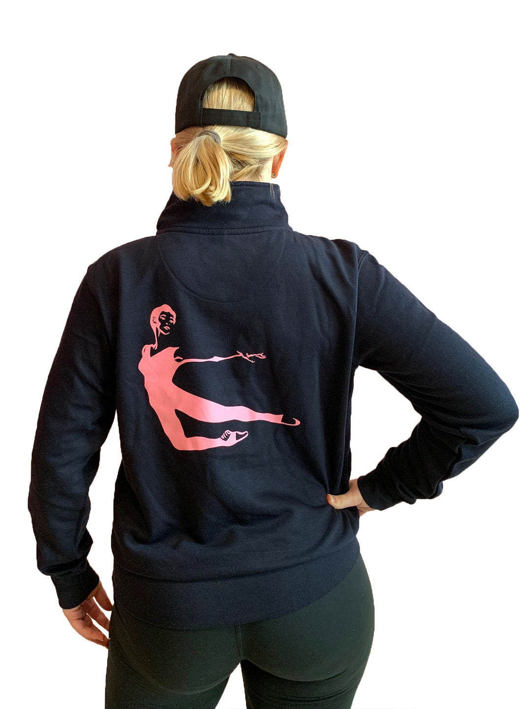 Second Skin Shop Logo Quarter Zip Long Sleeve Fleece