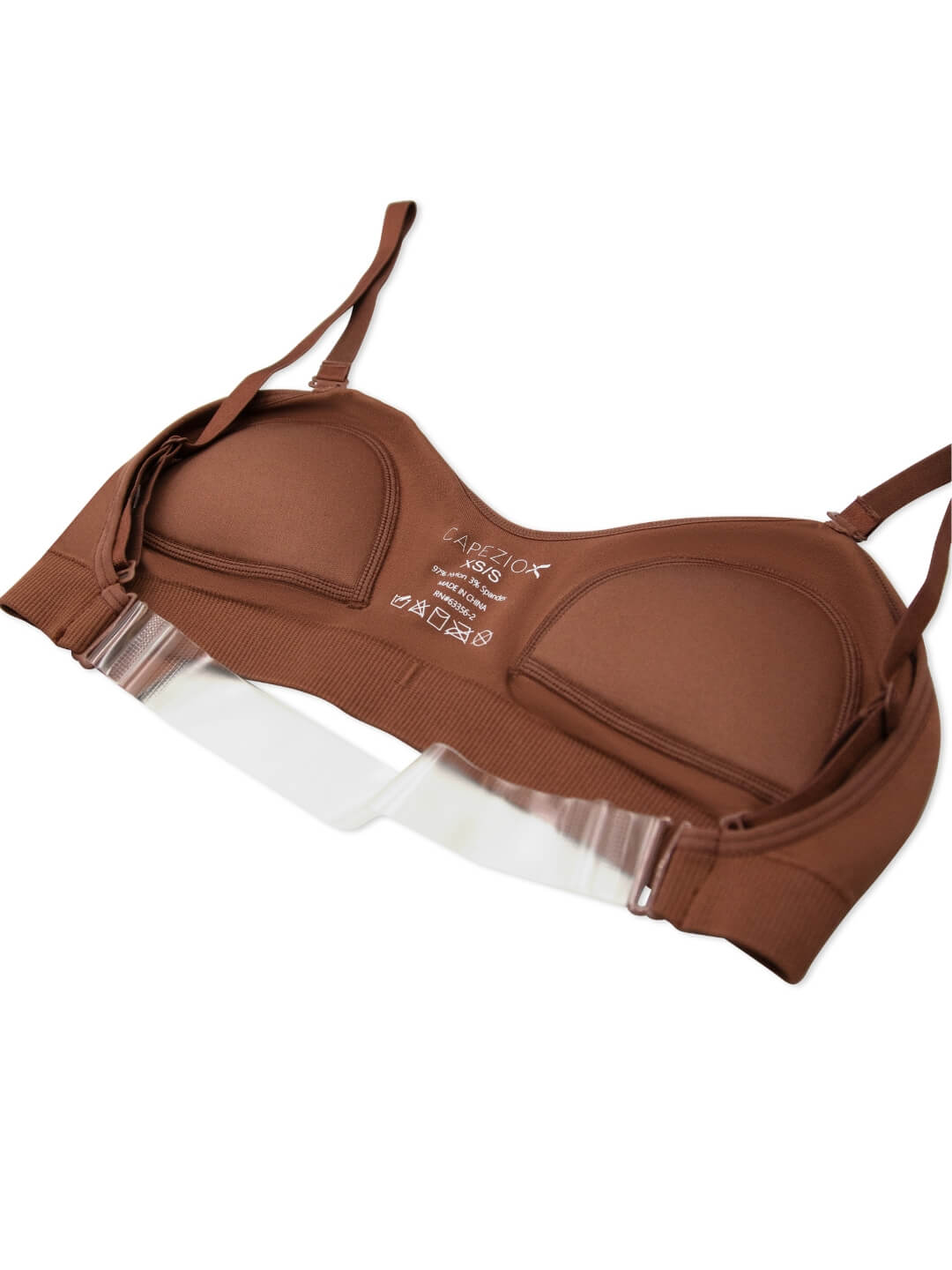 Clear Back Strap - 6 Pack