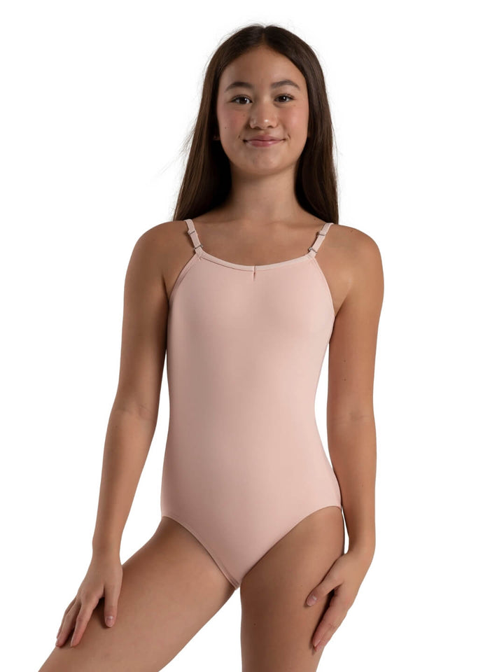 Camisole Leotard with Adjustable Straps - Girls