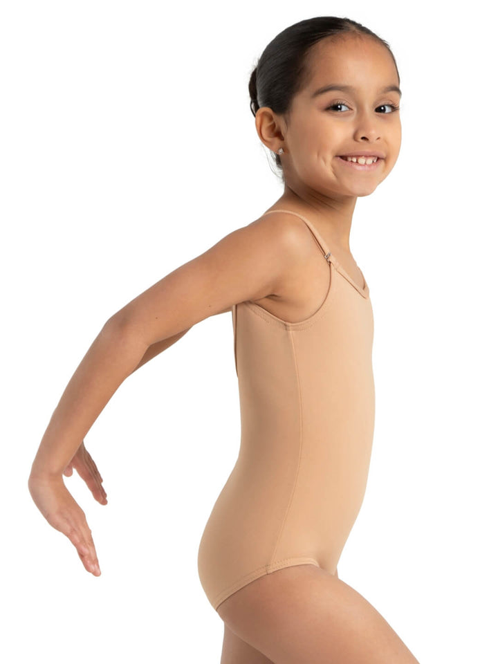 Camisole Leotard with Adjustable Straps - Girls