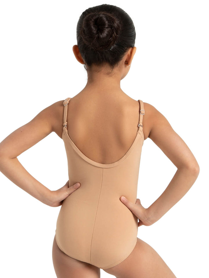 Camisole Leotard with Adjustable Straps - Girls