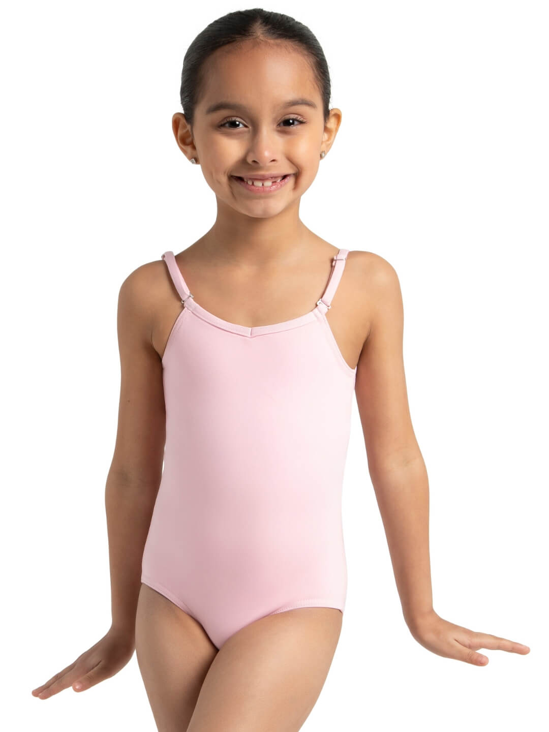 Camisole Leotard with Adjustable Straps - Girls