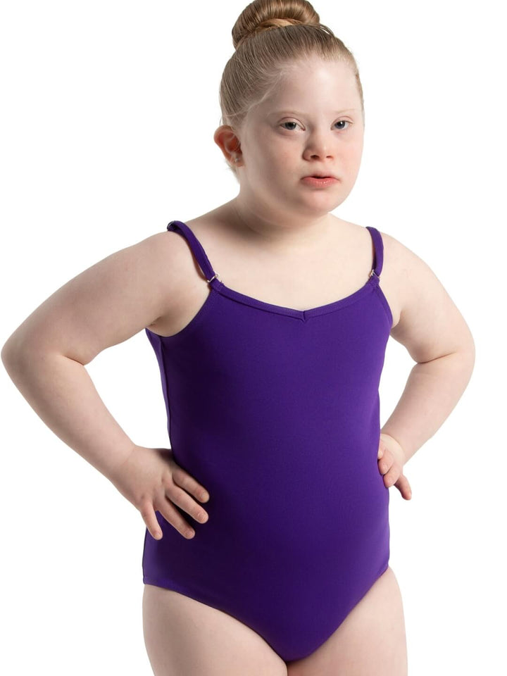 Camisole Leotard with Adjustable Straps - Girls