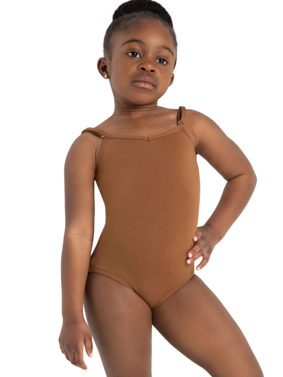 Camisole Leotard with Adjustable Straps - Girls