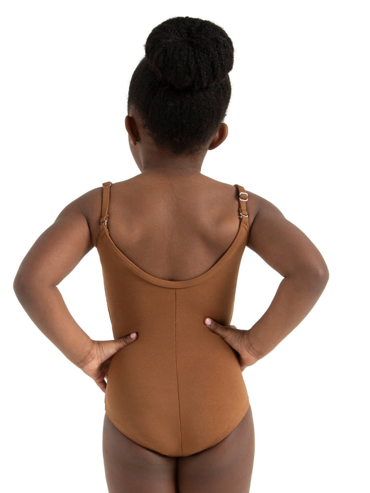 Camisole Leotard with Adjustable Straps - Girls