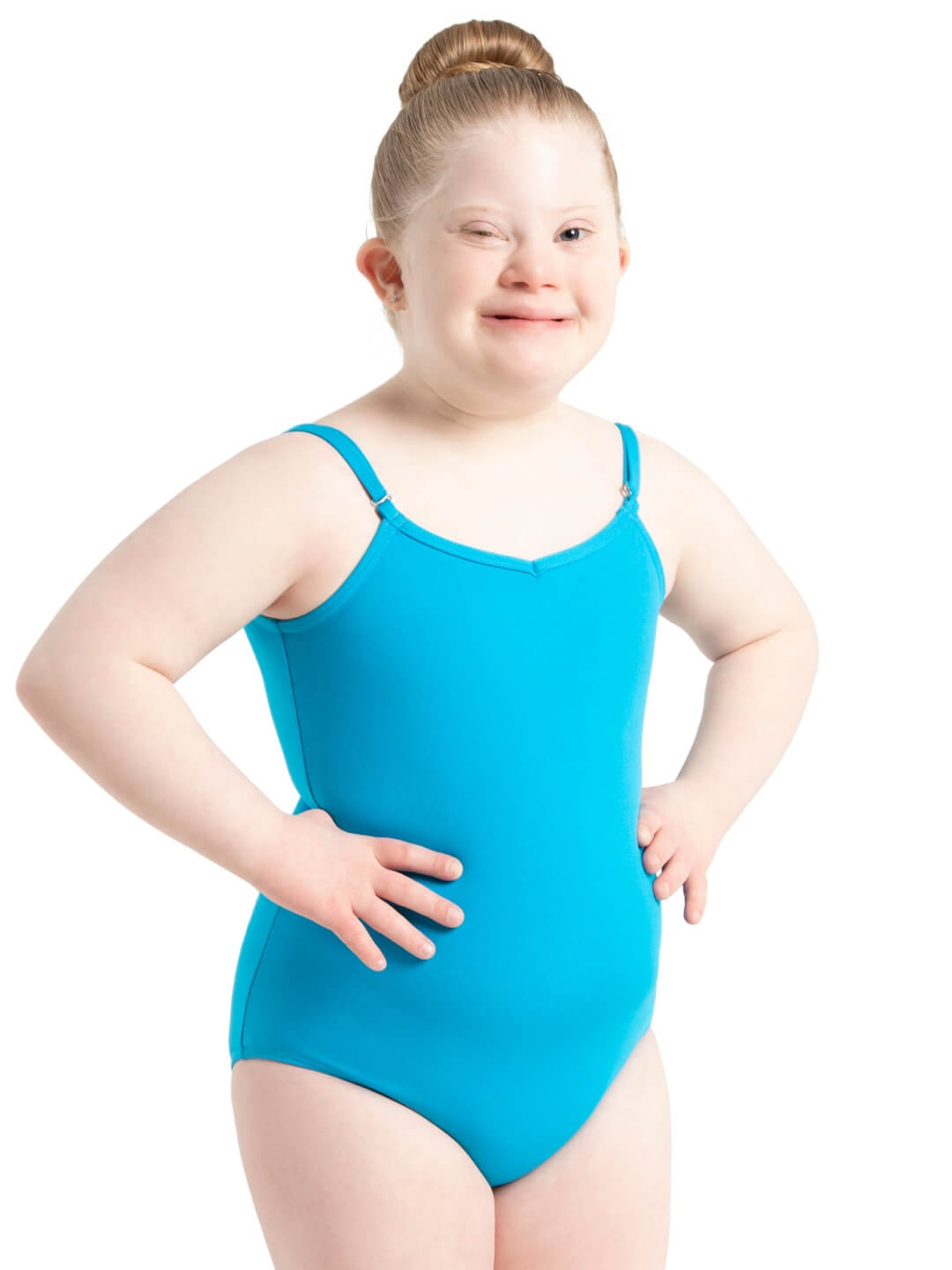 Camisole Leotard with Adjustable Straps - Girls