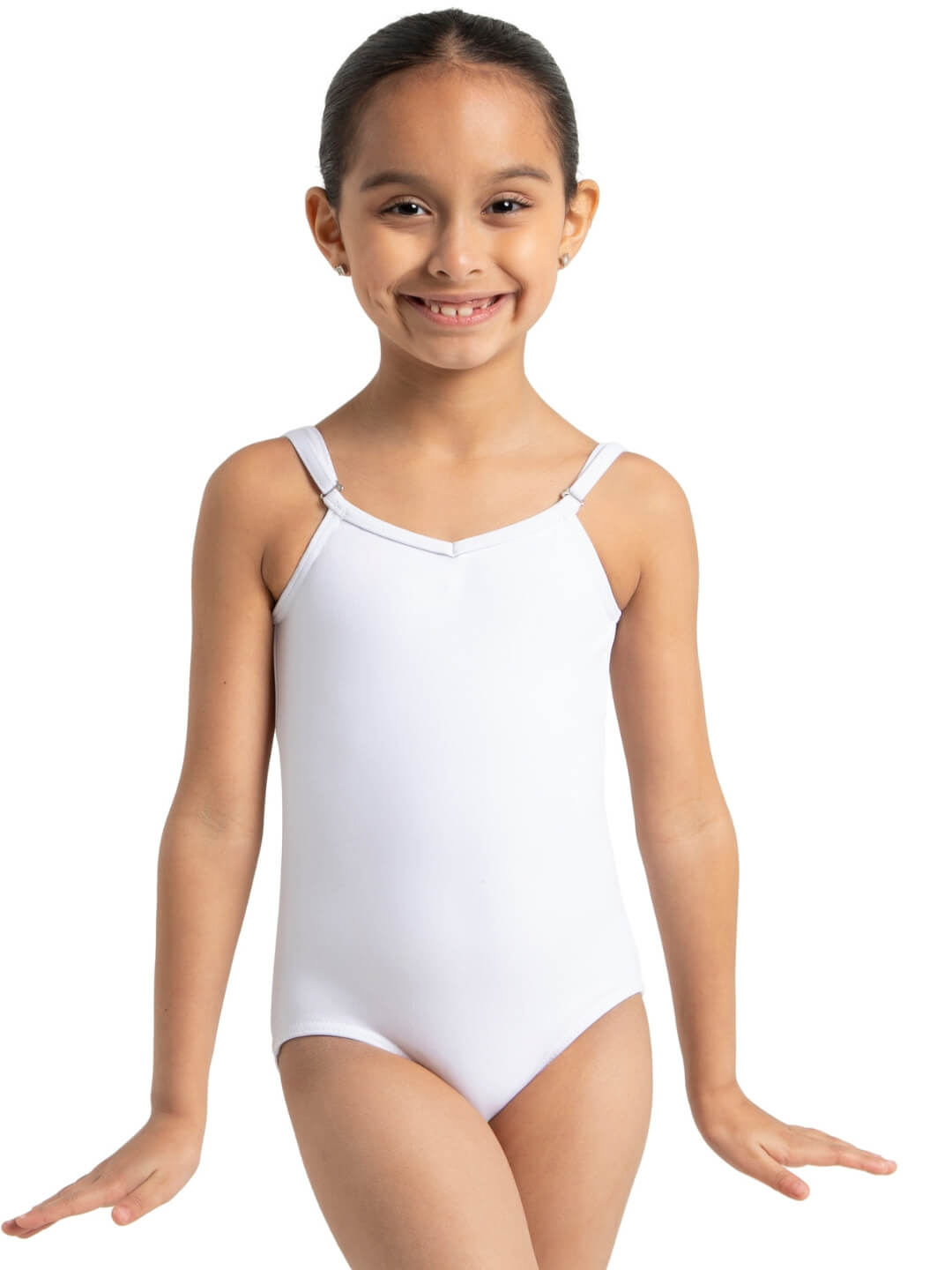 Camisole Leotard with Adjustable Straps - Girls