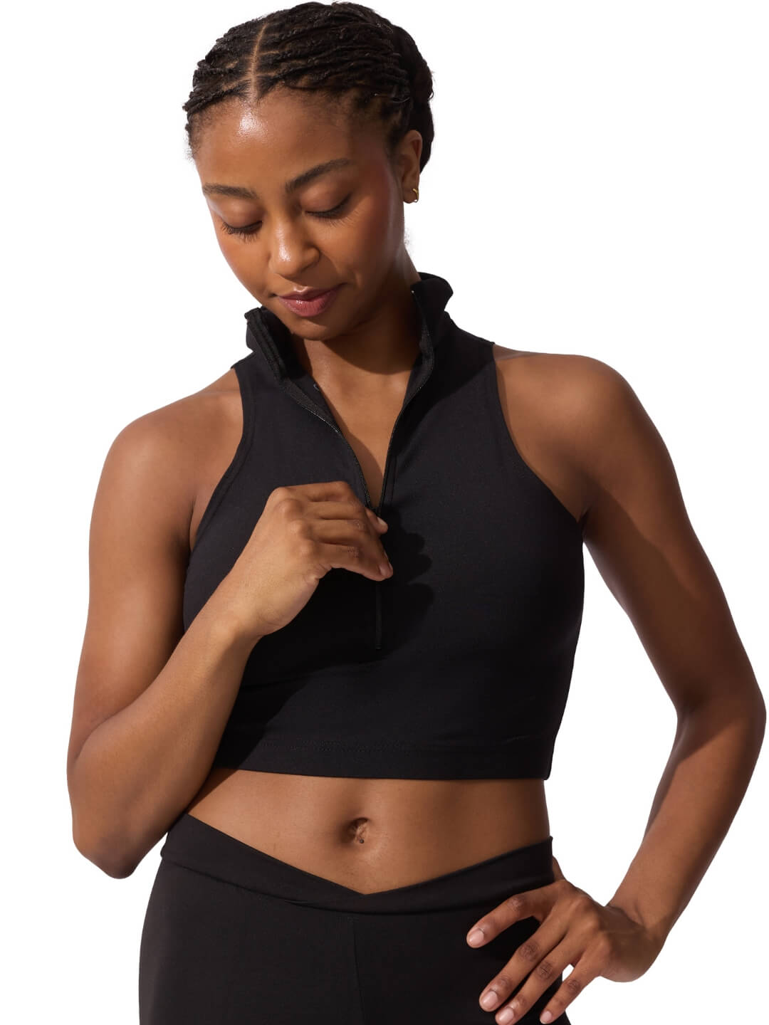 Team Basics Mock Neck Top