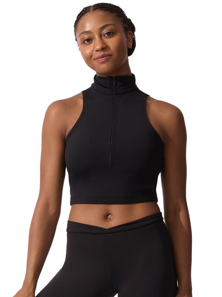 Team Basics Mock Neck Top