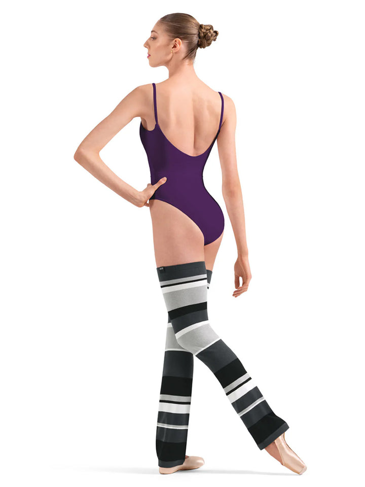Striped leg warmer