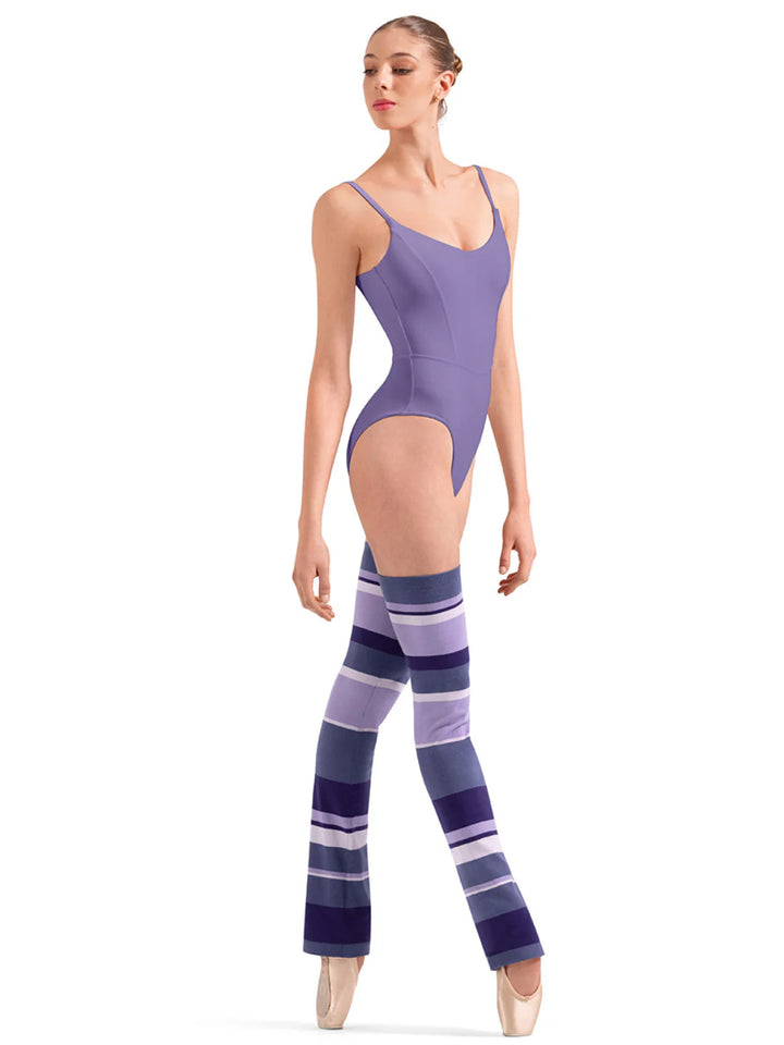 Striped leg warmer