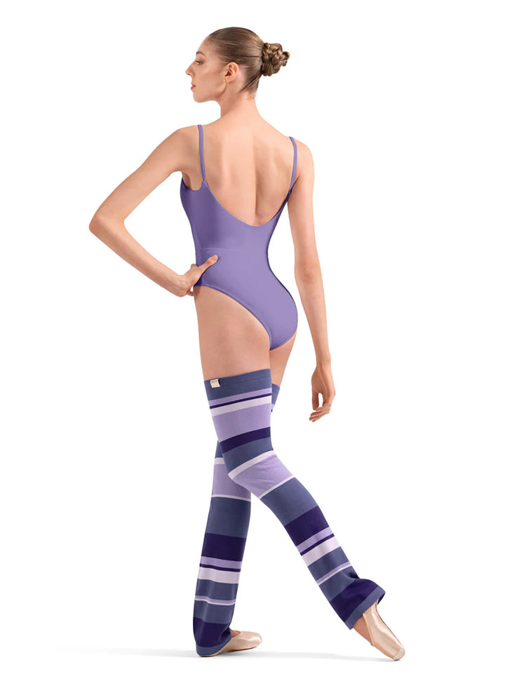 Striped leg warmer