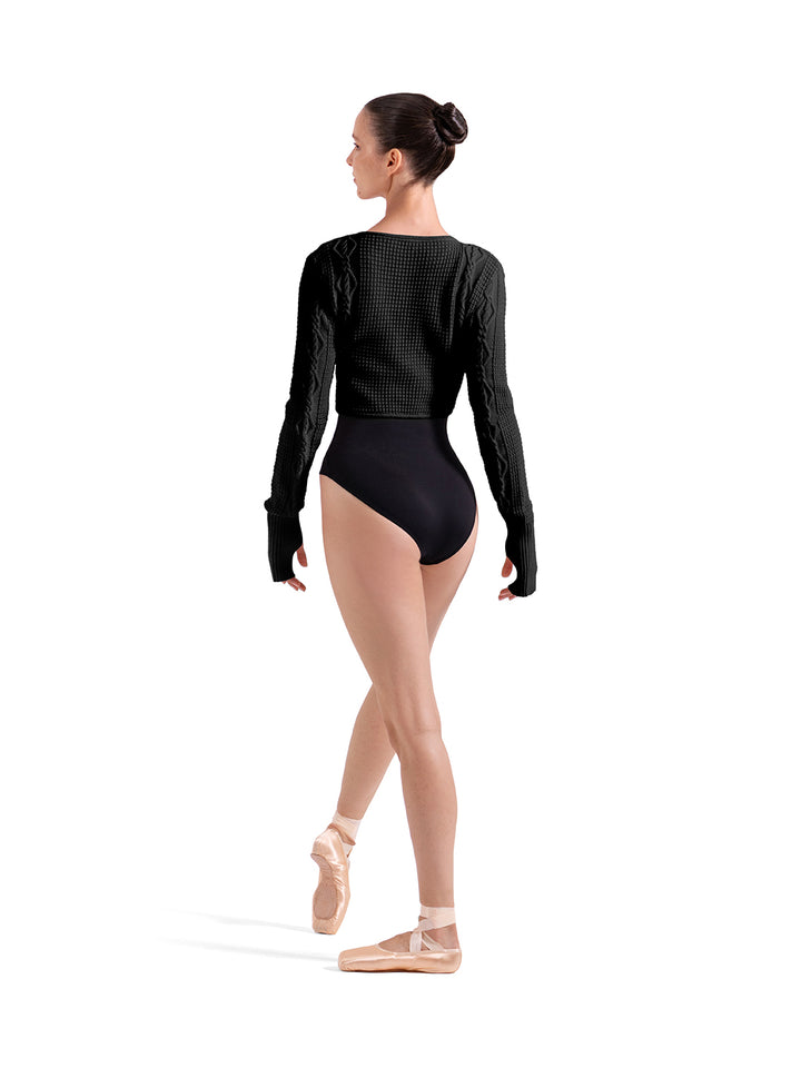 Madison Twist Front Cable Knit Sweater