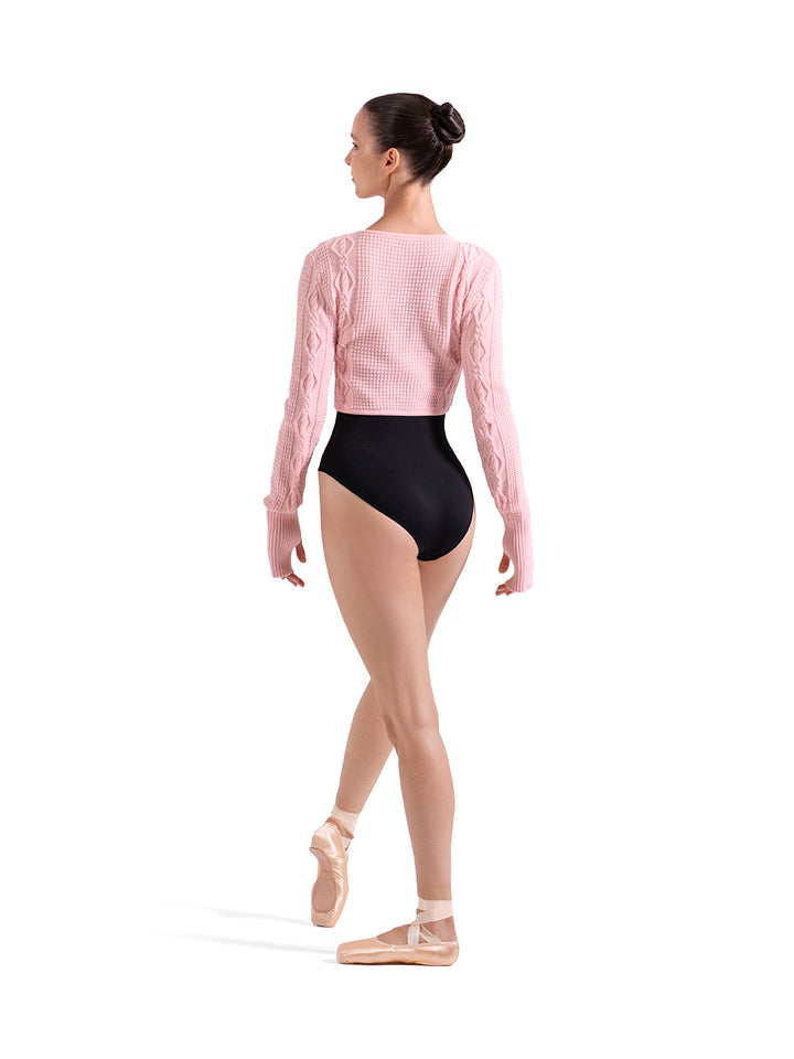 Madison Twist Front Cable Knit Sweater
