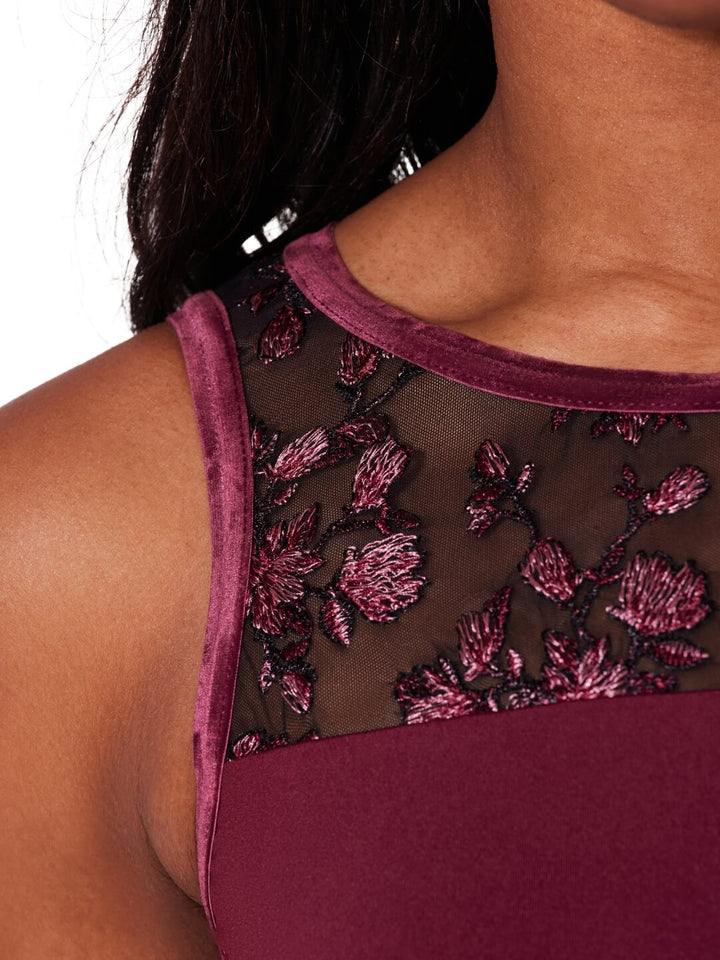 Ornate Romance Allure Mesh Back Leotard