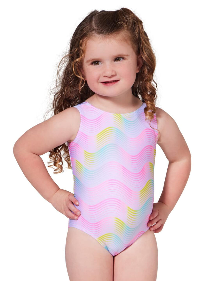Sunset Wave Sunrise Leotard - Girls