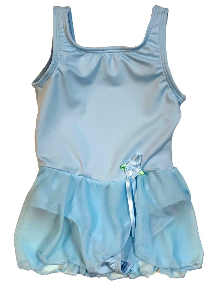 Microfiber Tank Leotard Dress - Girls