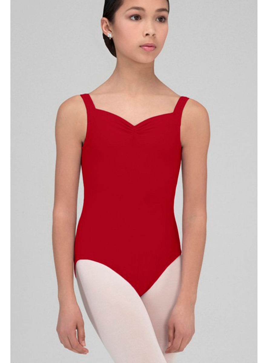 Faustine Pinch Front Tank Leotard - Girls