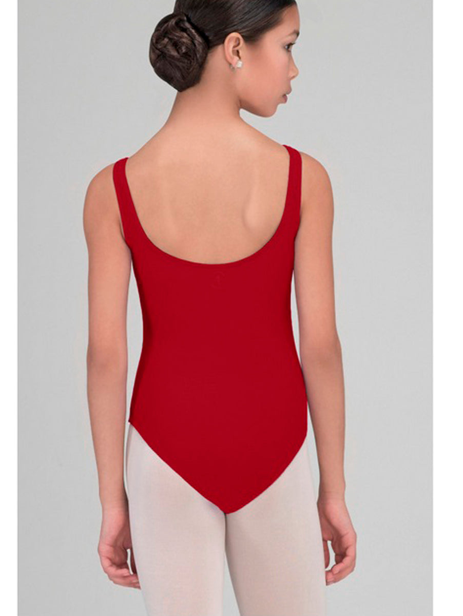Faustine Pinch Front Tank Leotard - Girls