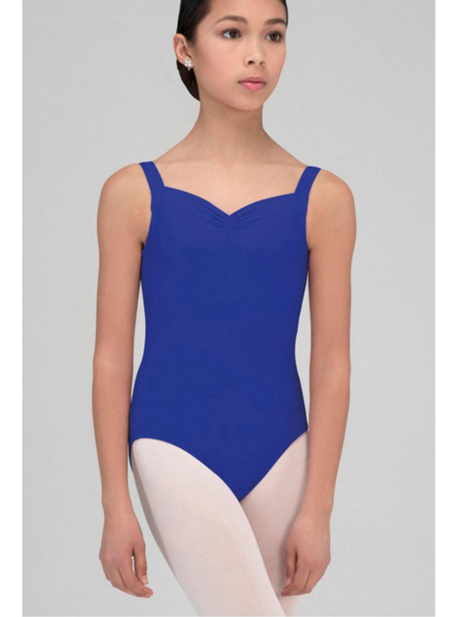 Faustine Pinch Front Tank Leotard - Girls
