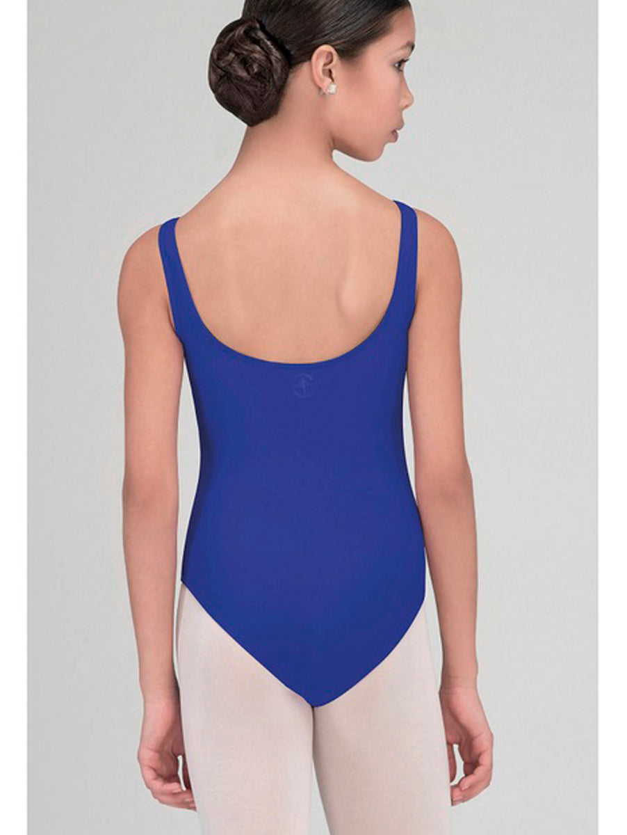 Faustine Pinch Front Tank Leotard - Girls