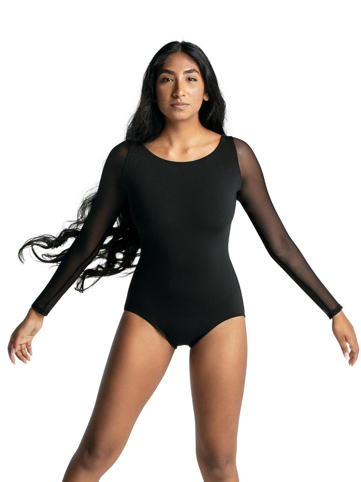 Meryl Strappy Back Long Sleeve Leotard