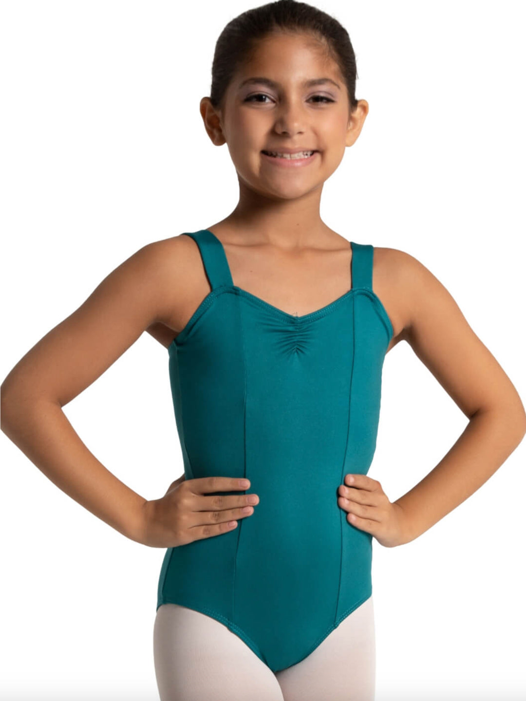 Studio Collection Wide Strap Camisole Leotard - Girls