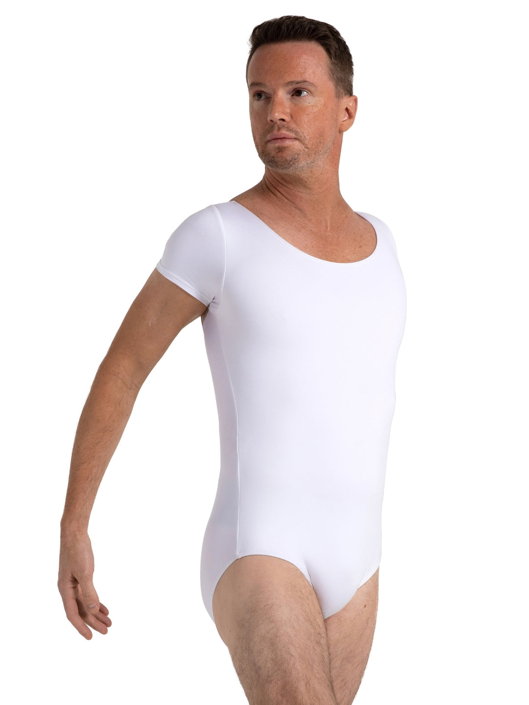 Studio Collection Short Sleeve Leotard - Men