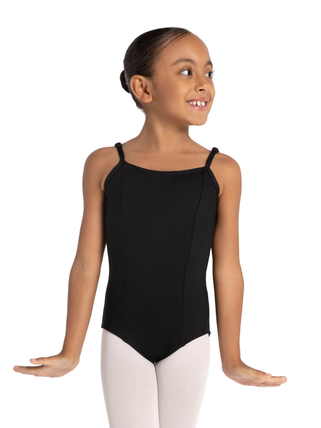 Studio Collection Camisole Leotard With Princess Seams - Girls